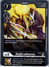 RaijiLudomon - ST13-13 R - Starter Deck 13: Ragnaloardmon - Holo - Digimon - NM