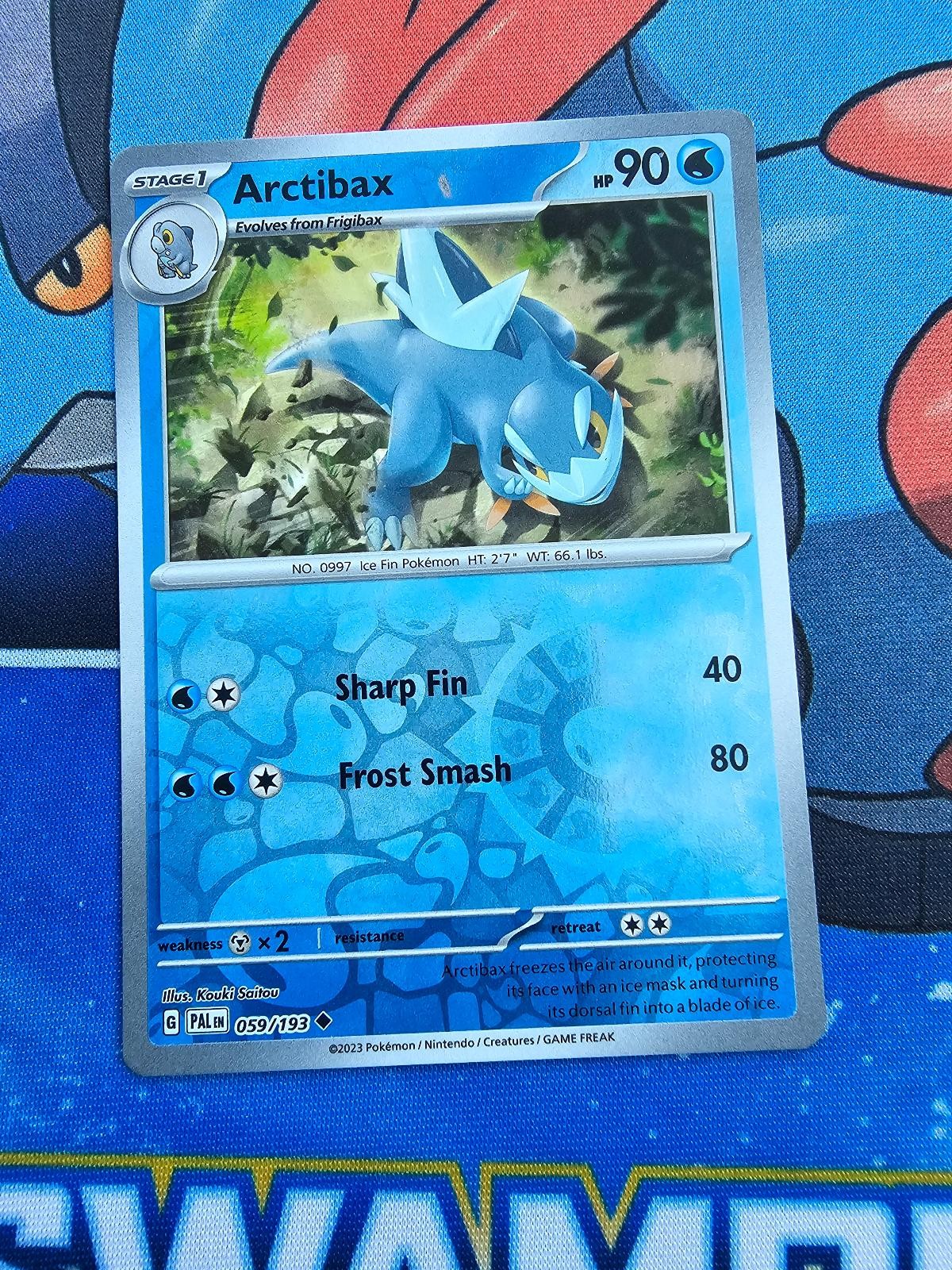 Arctibax 059/193 Uncommon Paldea Evolved Pokemon Reverse Holo Lightly Played