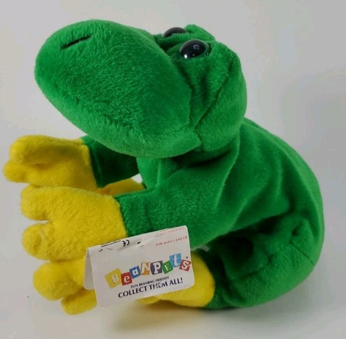 7 Zoll Kellytoy grüner Frosch Stofftier Plüschtier mit Etikett Wildtiere  - Bild 1 von 10