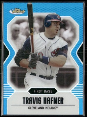 Travis Hafner 2007 Topps Finest Blue Refractor 6/399 #62