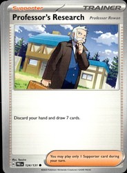 Professor's Research [Professor Rowan] 124/131 Prismatic Evolutions Common
