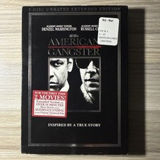 American Gangster 2-Disc Unrated Extended Edition DVD W/ Slipcover