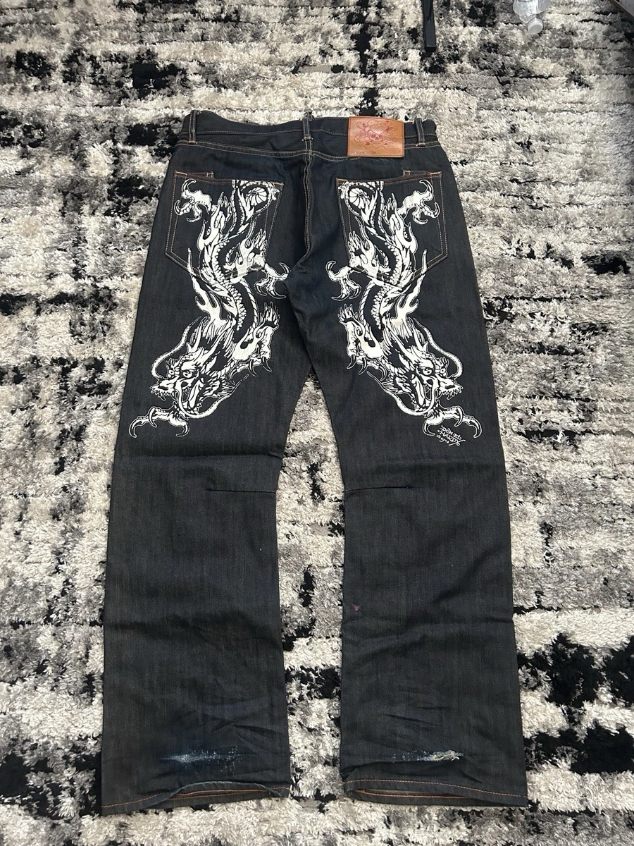 Ed Hardy Button Denim Jeans for Men for sale | eBay