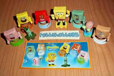Spongebob Wähle deine Figur (SD366 - FF352 Y) Kinder Merendero Joy Italien 2017