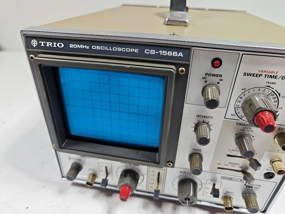 TRIO CS-1566A Oscilloscope - Power On/Of Tested Only, Has Scratches and Marks - Image 3 of 4
