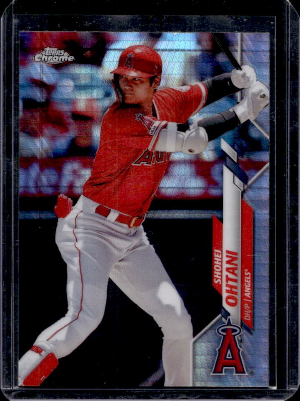 2020 Topps Chrome Shohei Ohtani Prism Refractor #21 Angels