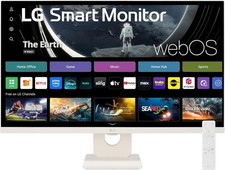 LG 27SR50F-W 27" IPS Smart Monitor FHD 1080p 60Hz 250nits 5ms VESA 100x100