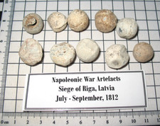 Napoleonischer Krieg Belagerung von Riga Lettland 1812 Musketenkugel eine pro Gebot