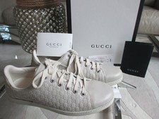 Wie neu GUCCI, beige, Guccissima-Leder, Logop...