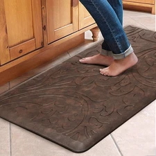 Kitchen Mat Cushioned Anti-Fatigue Floor Mat Waterproof Non-Slip Standing Mat...