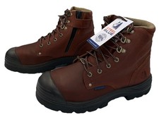 Steel Blue Argyle Zip Met/PR Midsole Bump Cap Boots Men’s 12 Oak PPE Safety New