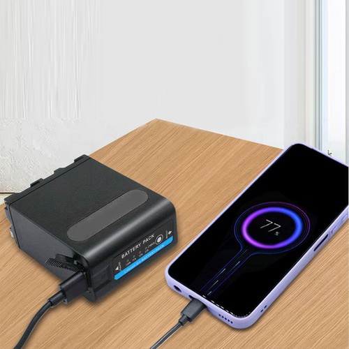 NP F980 Battery 7200MAh Type C USB Fast Charging Camcorder NP F980 Battery Fo CT - Picture 10 of 23