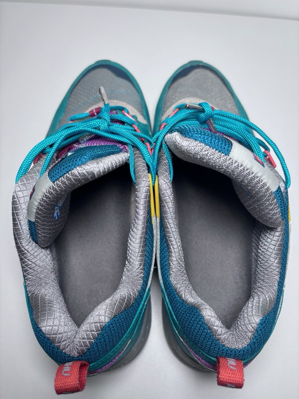 Karhu Fusion 2.0 Teal Blue Colorblock Urban Hiking Active Unisex Sneaker Size 10