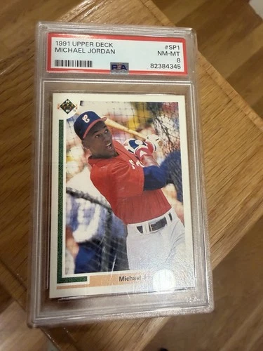 1991 Upper Deck - Michael Jordan #SP1 PSA 8 Chicago White Sox