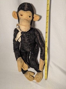 Mohair and Felt Articulated Monkey (good cond)