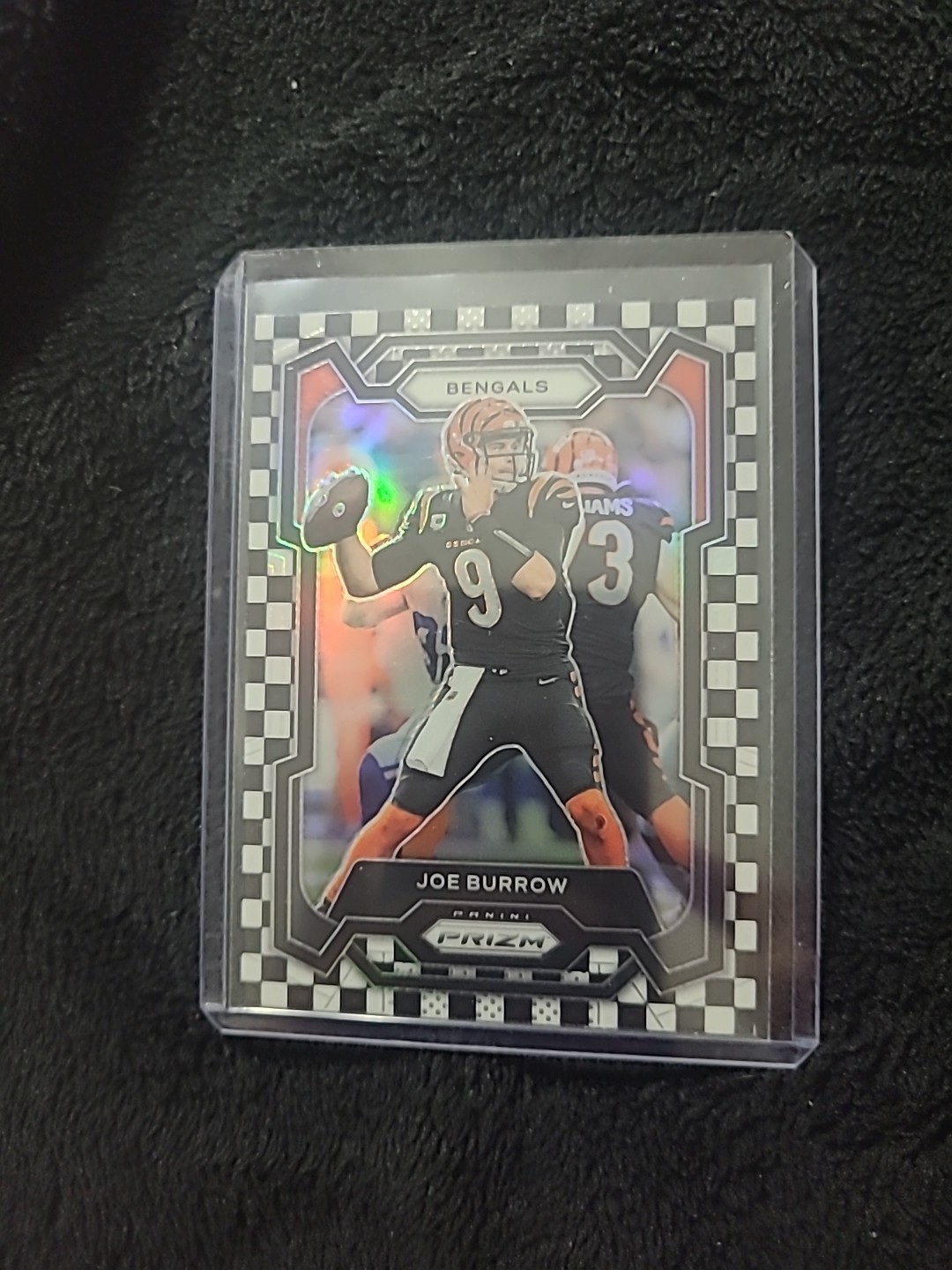 2023 Panini Prizm Black and White Checker #57 Joe Burrow BENGALS Sp