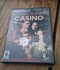 HIGH ROLLERS CASINO - SONY PLAYSTATION 2(PS2) - 2004, Rated E, Complete w Manual
