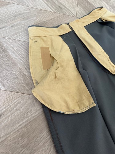 Late 1940s "Style Mart" Mens Vintage Grey Gabardine DB Suit 40R - Picture 14 of 15