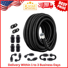 Evil Energy 8an Ptfe Fuel Line Kit 20ft 32 Inch Nylon Braided Hose Evil Energy 8an Ptfe Fuel Line Kit 20ft 32 Inch Nylon Braided Hose
