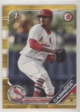 2019 Bowman Prospects Gold 12/50 Genesis Cabrera #BP-142 3wu