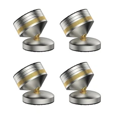 4sets Aluminum Speaker Shock Spike Adjustable Stand Feet HiFi Isolation Pad 39mm