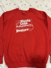 Vintage 90s Shasta Lake Boaters Crew Neck Sweater Size XL