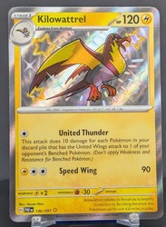 Kilowattrel 146/091 Paldean Fates Shiny Rare Holo