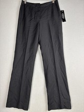 Kasper Separates Pants Womens 4 Black Lined Dress Trousers Wide Leg Career Work