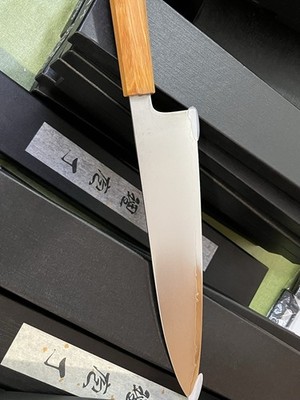 240mm 9.4'' Gyuto Chef Knife 9Cr18MoV Stainless Steel HRC60 Octagonal Wood Handle