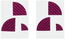Hasepro Magical Carbon Emblem 3-piece Set Pink For Bmw 15 Series X1 523i