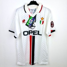Maglia maglia calcio originale AC Milan 1995-1997 Lotto Away Albertini nuova con etichetta