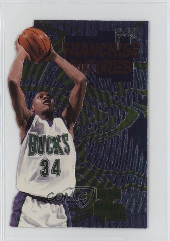 1997-98 Fleer Franchise Futures Ray Allen #2 HOF