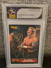 Diamond Dallas Page Signed/Encased Card 1999 Topps JSA. LE 15