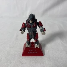 HALO MEGA CONSTRUX RED GRAY COVENANT BANISHED BRUTE WARRIOR MINI FIGURE GNW38