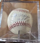 Joe DiMaggio Signed “HOF 55” Inscribed OAL Baseball PSA PSA/DNA AUTO Yankees HOF