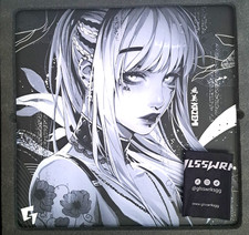GLSSWRKS Kazemi Premium Glass Mousepad 500 x 500 Dark Japan Limited Edition