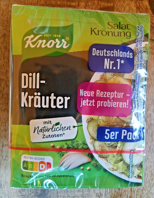 Knorr Salatkrönung Dill-Kräuter für 5 x 90ml (4,66/L) - Neue Rezeptur