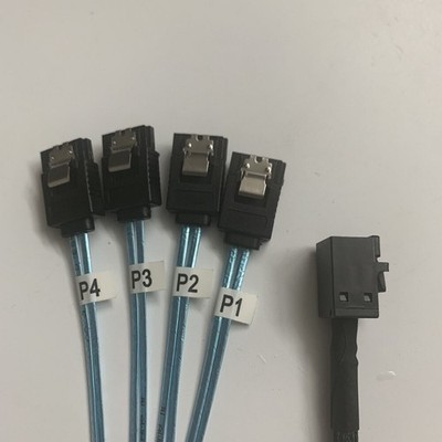Mini SAS SFF-8643 to 4 SATA 7pin hard disk 6Gbps data Server Raid Cable 9300-8i 