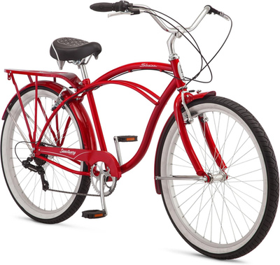 schwinn sanctuary cruiser bicycle 26 inch wheels 7 speed Amazon.com : Bike, Bike for Women and Men, 7-Speed Beach Cruiser Bicycle, Linear Pull Brakes, Comfortable Padded Seat, Upright Riding Position, Adult : Sports & Outdoors Retro fenders protect from splashes 2017 Schwinn Sanctuary 7 Cruiser