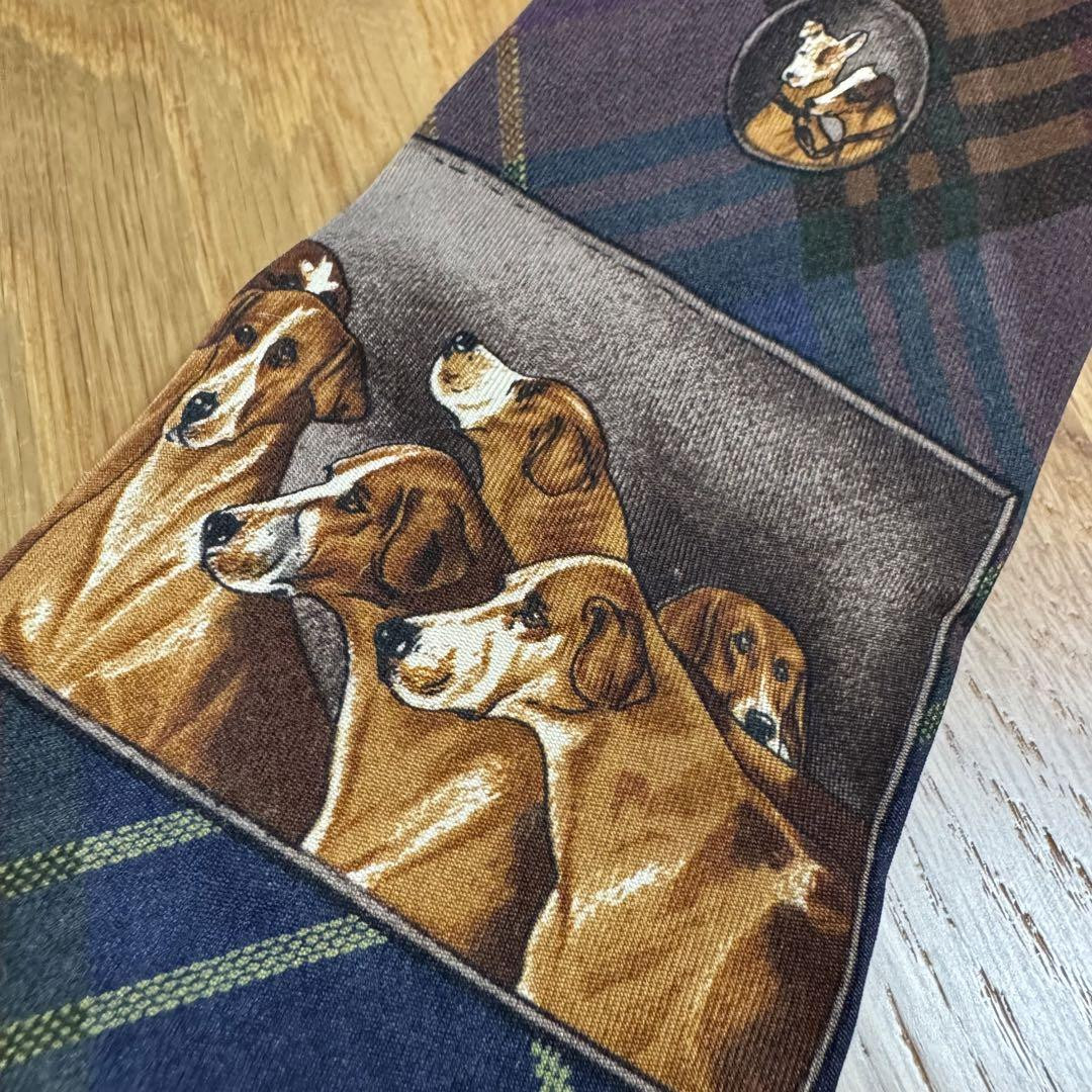 polo by Ralph Lauren ネクタイ　シルク　USA製　犬 Ralph Lauren Men Accessories Vintage Polo By Lauren Tie Silk