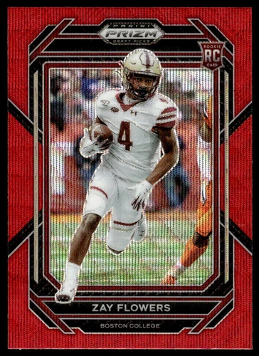 2023 Panini Prizm Draft Picks #143 Zay Flowers FOOTBALL Boston College Eagles
