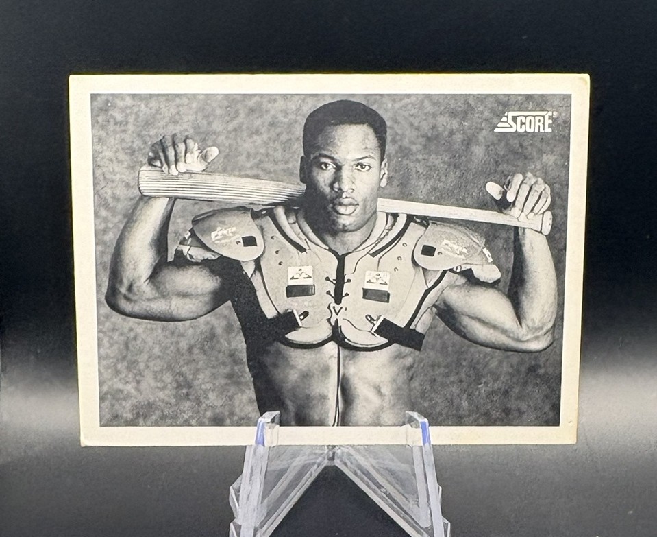 1990 Score Bo Jackson #697 Bo Knows Football Baseball Kansas City Royals