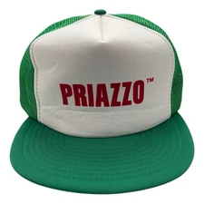 Vintage Pizza Hut Priazzo Promotional Snapback Trucker Hat Cap 80s Rare Employee