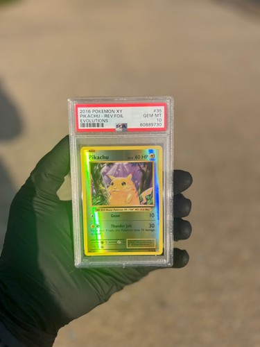 Pokémon XY Evolutions 2016 lámina inversa Holo Pikachu #35 raro eBay 1/1 PSA 10 - Imagen 6 de 22