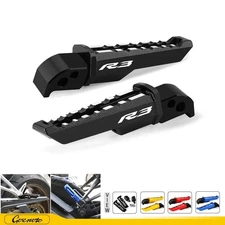 Rear Foot Pegs Passenger Footrest Pedals Footpegs For Yamaha YZF R3 2015-2025