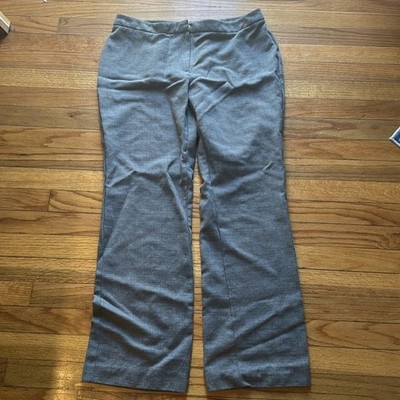 St. John Collection Gray Wool Dress Pants 14   Classic Luxe Tailored Fit