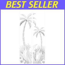 Reusable Static Cling Window Film - Palm Tree Design