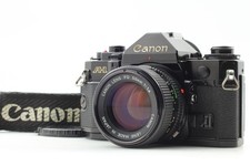  Exc 5 Canon A-1 Black Film Camera SLR NFD New FD 50mm F1.4 Lens From JAPAN