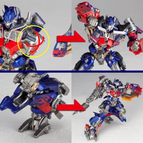 Revoltech SERIES 30 Transformers 3 Dark of the Moon Optimus Prime - Picture 6 of 10
