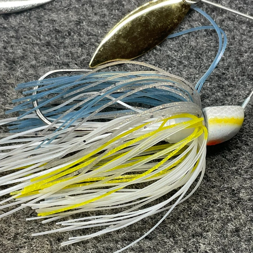 Strike King KVD Finesse Spinnerbait Doble Sauce 1/2 OZ - Sexy Shad Foto 2 de 4